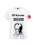 10 Kasım Atatürkü Anma ve Gençlik Bayramı tişörtü