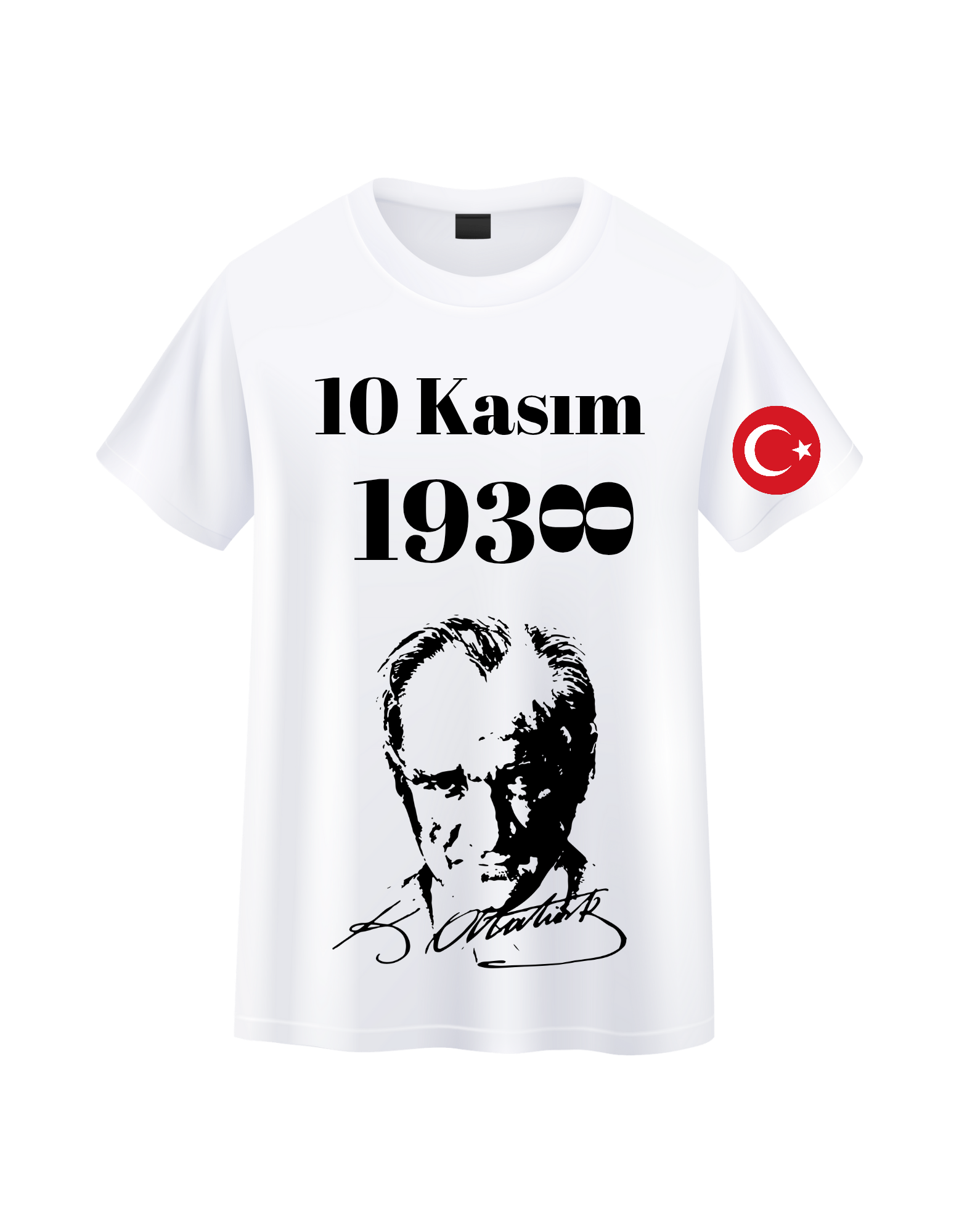 10 Kasım Atatürkü Anma ve Gençlik Bayramı tişörtü