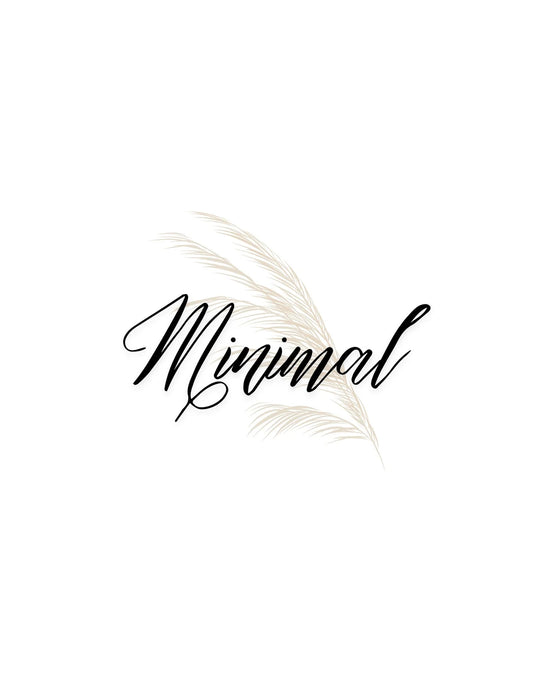 Minimal yazılı T-shirt