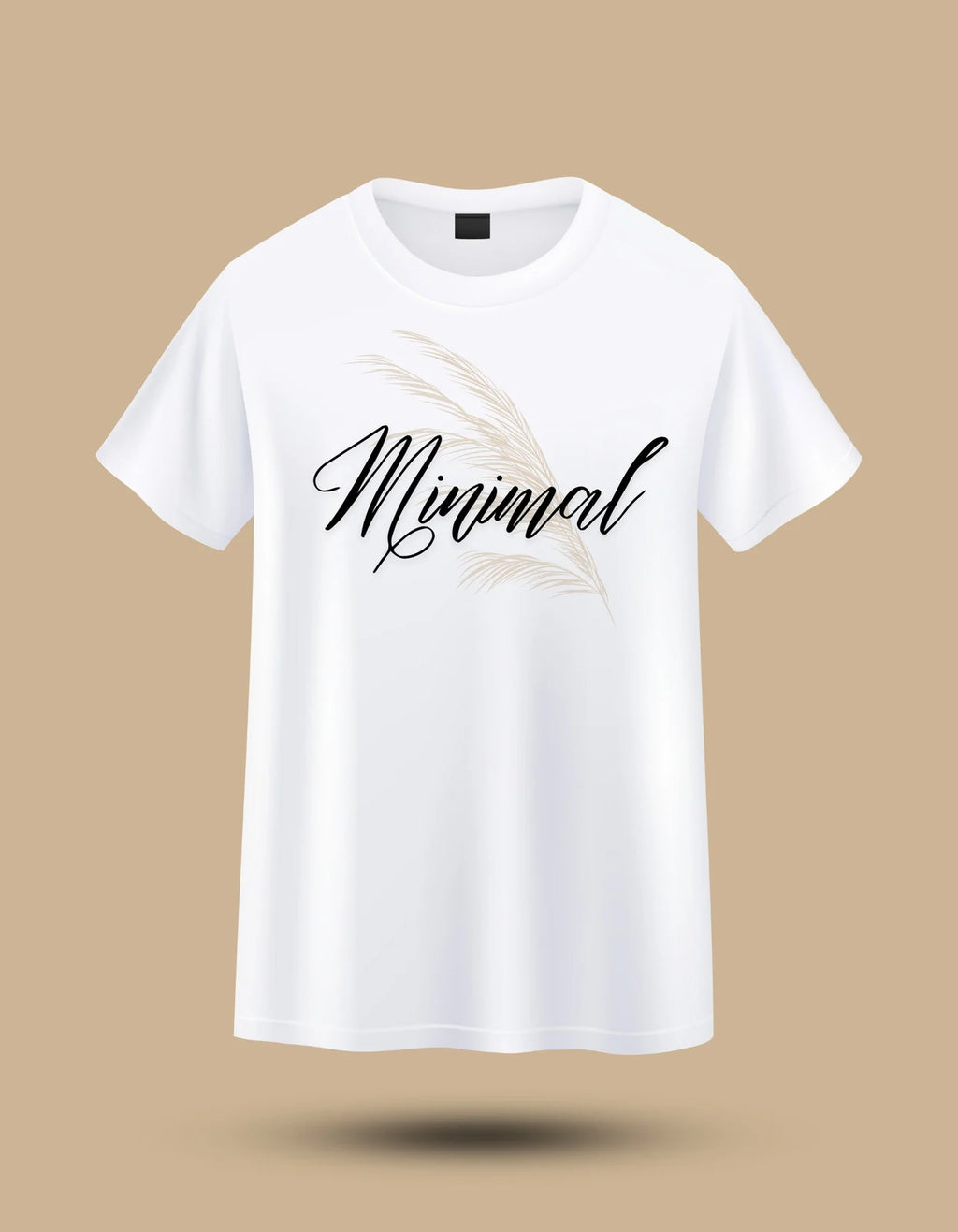 Minimal yazılı T-shirt